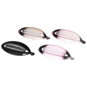 Unique Bargains Women's Hair Accessories Interlocking Ponytail Banana Clip - 1 of 4
