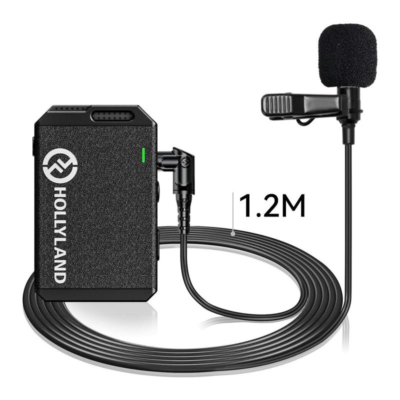 Hollyland Omnidirectional Lavalier Microphone for LARK MAX Mic System (Black), 2 of 4