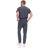 Medichic Men Scrubs Set - Stretch V-Neck Scrub Top with 7-Pocket Pants Workwear - 2 of 4