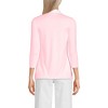 Lands' End Women's 3/4 Sleeve Supima Cotton Polo Shirt - 2 of 3