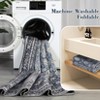 Washable Vintage Area Rug - Non-Slip Backing, Stain-Resistant Oriental Design, Low-Pile Farmhouse Accent Rug for Bedroom, Living Room - 2 of 4