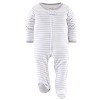 The Peanutshell Blue Camo Footed Baby Sleepers for Boys, 3-Pack, Newborn to 9 Months - 3 of 4