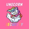 Women's Design By Humans Halloween Dad Mom Daughter Adult Costume - Unicorn Security By MINHMINH Racerback Tank Top - 2 of 3