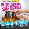 LunaLulinlk 2 Pcs Amber Glass Soap Dispenser With Pump 8.5 Oz Hand and Foam Soap Dispenser Bottle - 2 of 4