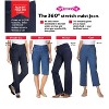 Woman Within Women's Plus Size Petite Flex-Fit Pull-On Straight-Leg Denim Jean - image 3 of 4