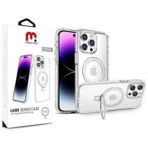 MyBat Pro Lure Series Case w/ MagSafe Kickstand Ring for Apple iPhone 14 Pro Max (6.7) - Pink - 1 of 4