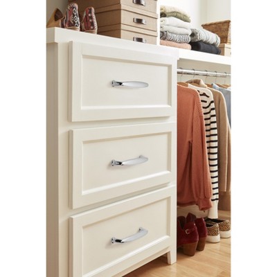 Polished Chrome 6-5/16" Cabinet Drawer Pull with Mounting Hardware