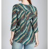 Women's V Neck With Tassel Tie - APNY - 3 of 4