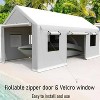 GustoWave 13x20 FT Heavy Duty Carport, Portable Garage for Cars, Boats, Trucks - 2 of 4