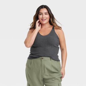 Women's V-Neck Pullover Sweater Tank - A New Day™ - 1 of 3