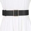 Allegra K Women's PU Leather Metal Pin Buckle Dress Pants Wide Belts - 4 of 4