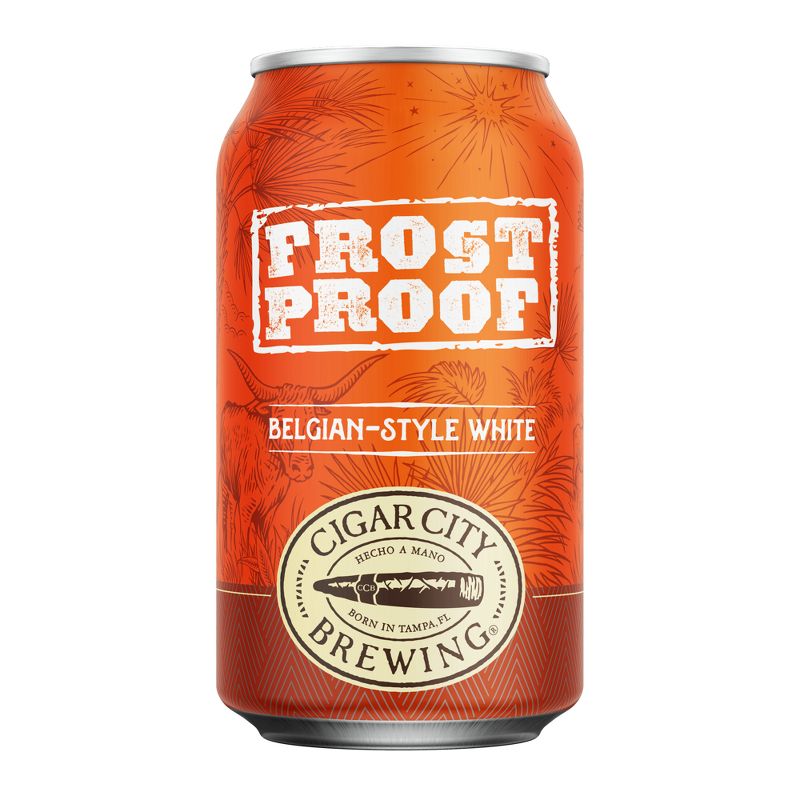 Cigar City Frost Proof Belgian-style White Ale Beer - 6pk/12 fl oz Cans, 2 of 5