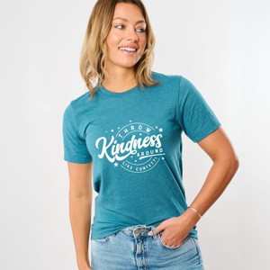 Simply Sage Market Throw Kindness Around Like Confetti Short Sleeve Tee - 1 of 4