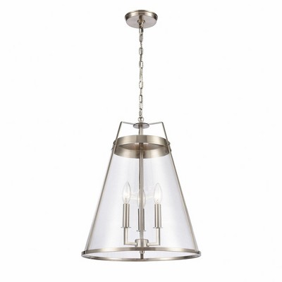 Elk Home Judy 3 - Light Pendant in  Satin Nickel