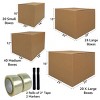 UBMOVE 9 Room Economy Kit 104 Moving Boxes & Packing Supplies - 3 of 4