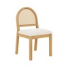 Nathan James Set of 6 Bailey Boucle Dining Chair Warm Pine - 2 of 4