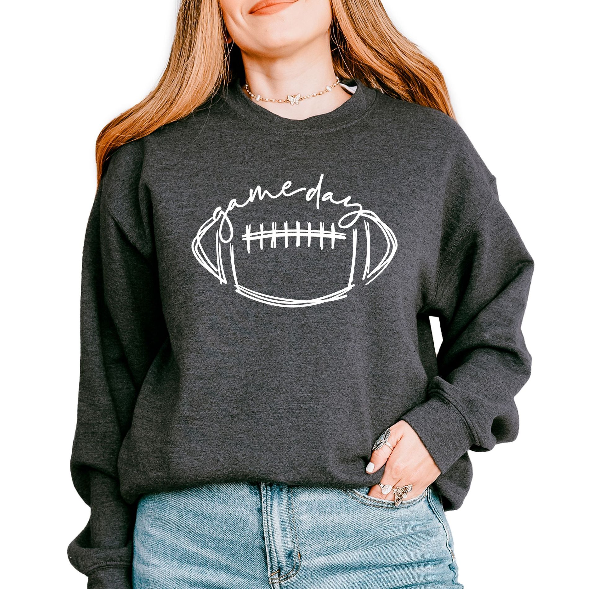 Football Game Day -  Womens Sweatshirt
