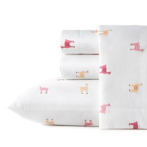 Printed Pattern Percale Cotton Sheet Set - Poppy & Fritz - 1 of 3