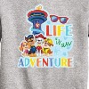 Boys' - Paw Patrol - Life Is An Adventure Graphic Long Sleeve Fleece Sweatshirt - 2 of 4