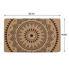 VECELO Front Door Mat Welcome Mat, Absorbent Muddy Kitchen Rugs, Non-Slip Rubber Backing Doormat - 3 of 4