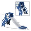 Vynxaria 2-in-1 Toddler Slide & Basketball Hoop - Indoor Fun for Kids 18-36 Months - 3 of 4