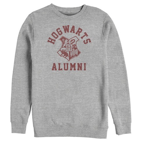 Men s Harry Potter Hogwarts Alumni Sweatshirt Athletic Heather Large