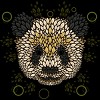 Women's Design By Humans Panda Face By LetterQ Racerback Tank Top - 2 of 3
