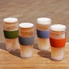 HOST Beer FREEZE Beer Glass Cups Set Drinking Glasses, Freezer Mugs with Gel Double Walled Cool Cups Plastic Multicolor 16oz Set of 4 - 2 of 4