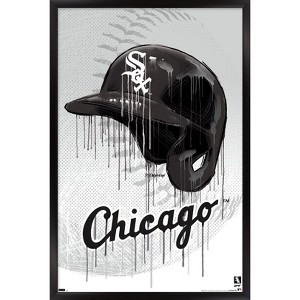 Trends International MLB Chicago White Sox - Drip Helmet 22 Framed Wall Poster Prints - 1 of 4