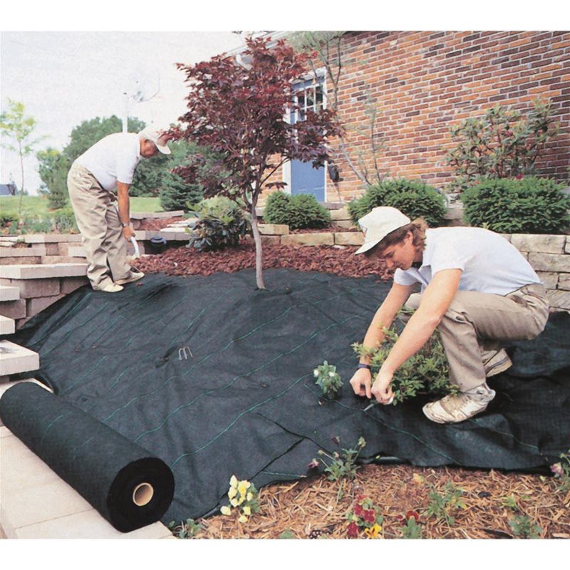DeWitt 20 Year 4.1-Ounce Roll Home Garden and Commercial Landscape Weed Block Barrier Heavy-Duty Woven Ground Cover Fabric, Black, 2 of 7