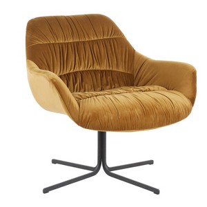 Wayne Contemporary Upholstered Lounge Chair - LumiSource - 1 of 4