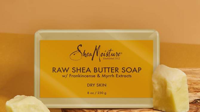 SheaMoisture Raw Shea Butter Bar Soap - 8oz, 2 of 8, play video