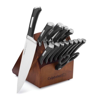 Calphalon Precision 15pc Self-sharpening Cutlery Set : Target