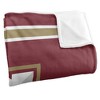 College Of Charleston Primary Logo Silky Touch Blanket White 50x60 - 3 of 4