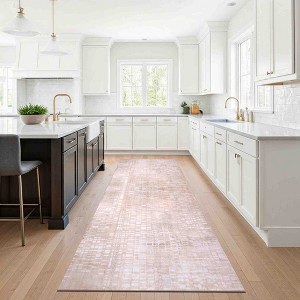 Delara Machine Washable Area Rug, Soft & Durable, Non-Slip Rug for High Traffic Areas, Beige - 1 of 4
