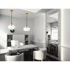 Elegant Lighting Destry 1 Light Chrome Pendant With Clear Glass - 2 of 4
