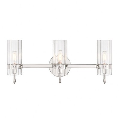 Eurofase Lighting Brook 3 - Light Vanity in  Polished Nickel