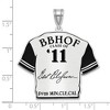 Black Bow Jewelry Sterling Silver Bert Blyleven Signature Enamel Jersey Pendant - 4 of 4