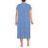 Lands' End Women's Short Sleeve Cooling Midi Nightgown - 2 of 3