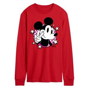 Men's - Disney - Mickey & Friends Long Sleeve Graphic T-Shirt - 1 of 3