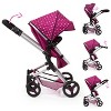 Bayer Design City Baby Doll Pram,Dark Pink - 4 of 4