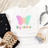 The Juniper Shop Big Sister Butterfly Toddler Short Sleeve Tee - 2 of 2