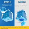 8 Pack Money Maze Puzzle Box for Cash Gift, Reusable Brain Teaser & Piggy Bank for Adults, Party Favors - 4 of 4