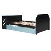 Polibi Full Daybed with Pull-Out Twin Trundle, Built-In Desk & USB Charging - 4 of 4