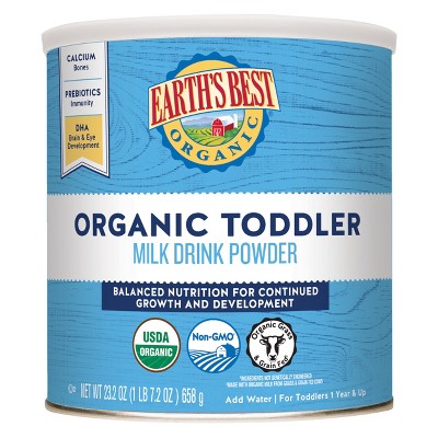 earth's best organic infant powder formula with iron