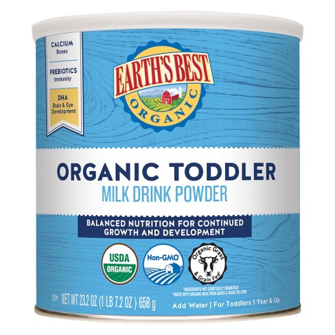 Earth S Best Organic Toddler Formula Vanilla Powder 23 2oz Target