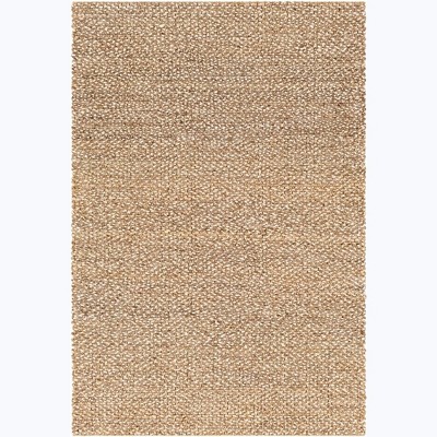 3'x5' Estera Hand Woven Boucle Chunky Jute Area Rug, Natural - Jonathan Y