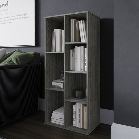 CasePiece Modern 7 Shelves Bookcase - image 1 of 4