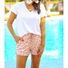 Women's ATTRACTING ATTENTION LEOPARD DRAWSTRING EVERYDAY SHORTS - Jess Lea - image 3 of 4