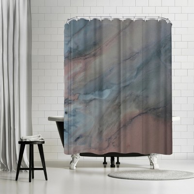 Americanflat Dark Grey by Deb Mcnaughton 71" x 74" Shower Curtain